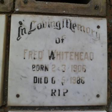 WHITEHEAD Fred 1906-1986