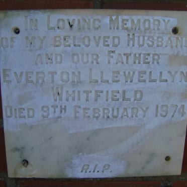 WHITFIELD Everton Llewellyn -1974