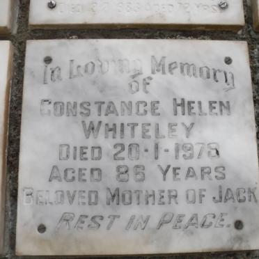 WHITELEY Constance Helen -1978