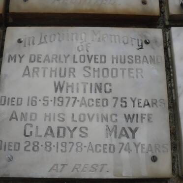 WHITING Arthur Shooter -1977 &amp; Gladys May -1978