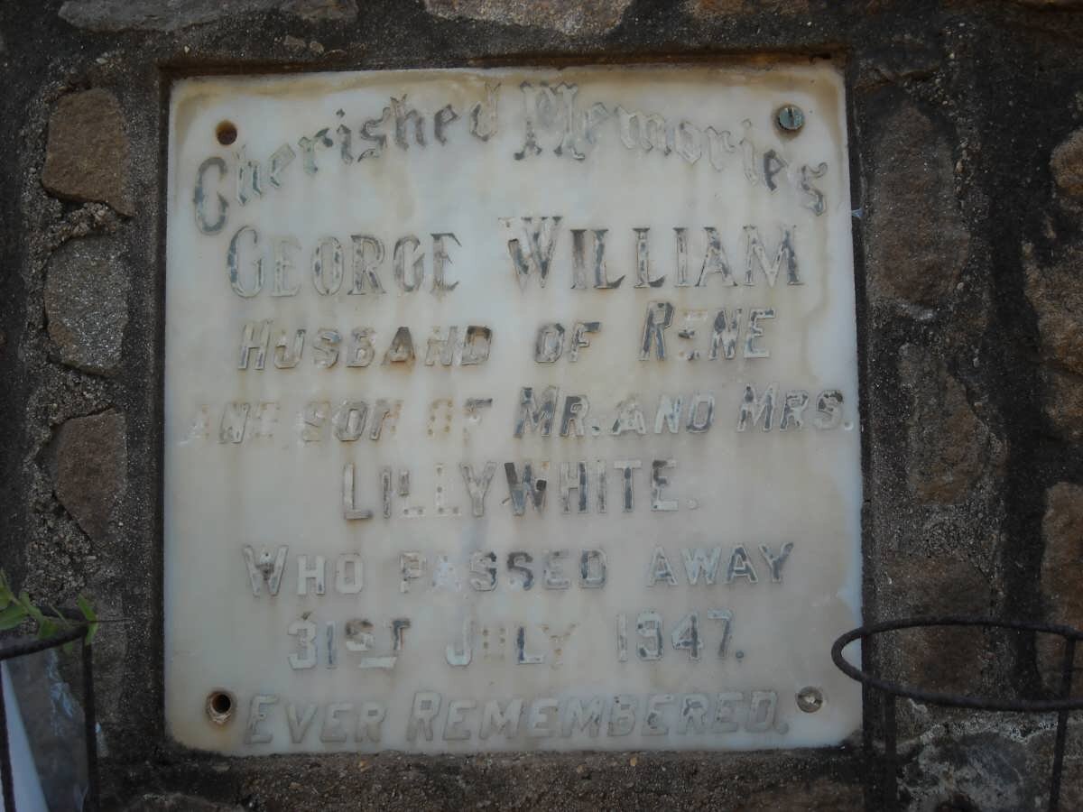 WHITE George William -1947