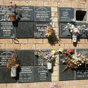 HAUPSE :: KLEINHANS :: PADDEY :: RODGERS :: ROOYEN van :: WALKER :: WARD