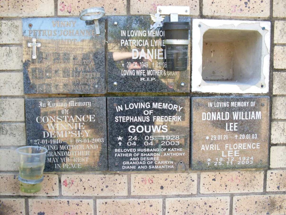 DEMPSEY :: DANIEL? :: GOUWS :: LEE :: WINDT