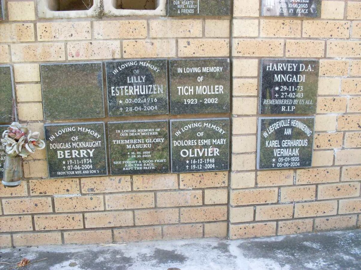 BERRY :: ESTERHUIZEN :: MASUKU :: MOLLER :: OLIVIER :: VERMAAK