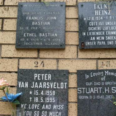 BASTIAN :: JAARSVELDT van :: SMITH :: TALKE