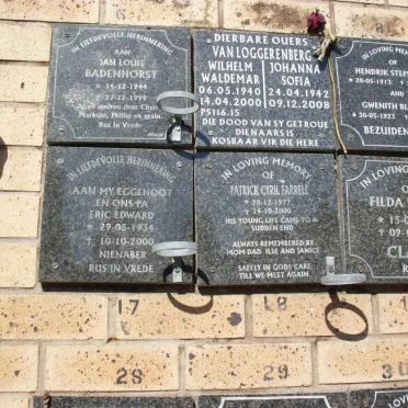 BADENHORST :: BEZUIDENHOUT :: CLARK :: FARRELL :: VAN LOGGERENBERG :: NIENABER