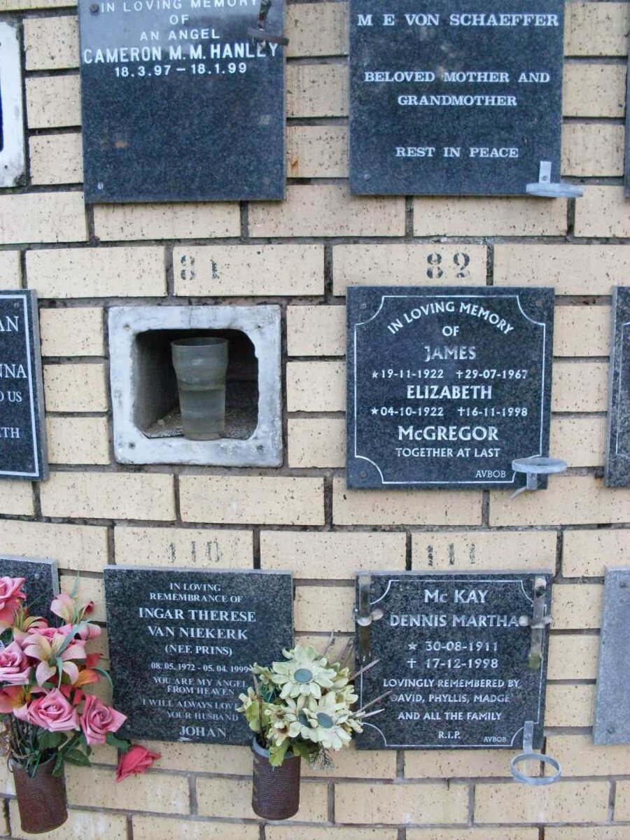 HANLEY :: McGREGOR :: VAN NIEKERK :: VON SCHAEFFER