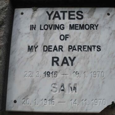 YATES Ray 1915-1970 &amp; Sam 1916-1970