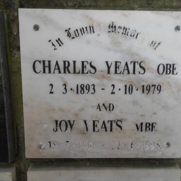 YEATS Charles 1893-1979 &amp; Joy 1906-1995
