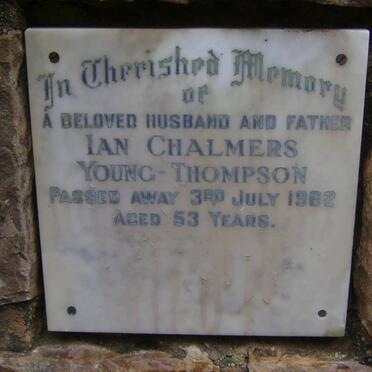 YOUNG-THOMPSON Ian Chalmers -1962