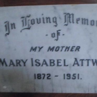 ATTWELL Mary Isabel 1872-1951