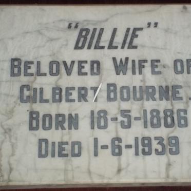 BOURNE Billly 1886-1939