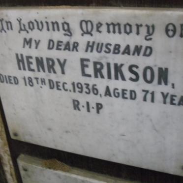 ERIKSON Henry -1936