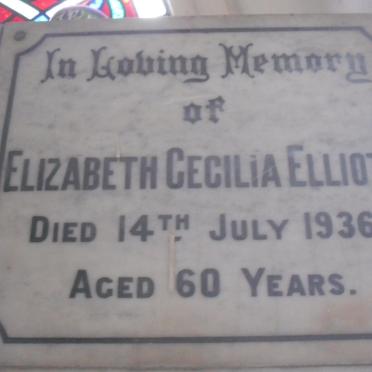 ELLIOTT Elizabeth Cecilia -1936