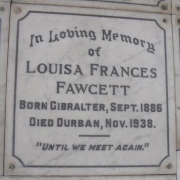 FAWCETT Louisa Frances 1886-1938
