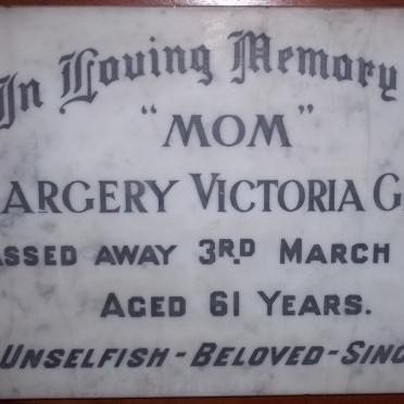 GEARY Margery Victoria -1954