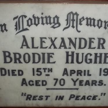 HUGHES Alexander Brodie -1954