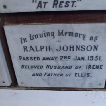 JOHNSON Ralph -1951