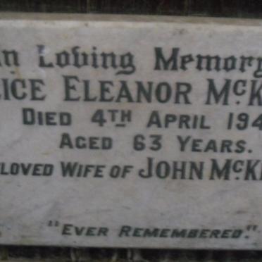 McKENZIE Alice Eleanor -1944