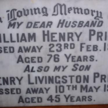 PRING William Henry -1954 :: PRING Henry Livingston -1952
