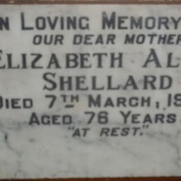 SHELLARD Elizabeth Alice -1955