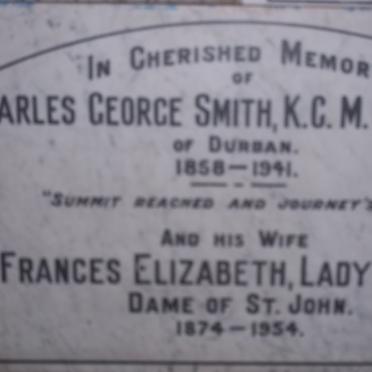 SMITH Charles George 1858-1941 &amp; Frances Elizabeth 1874-1954