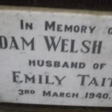 TAIT Adam Welsh -1940