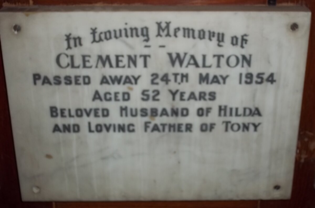 WALTON Clement -1954