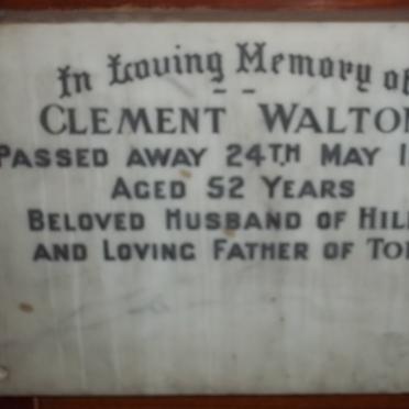 WALTON Clement -1954