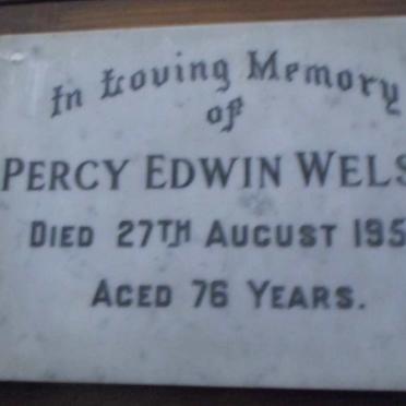 WELSH Percy Edwin -1950