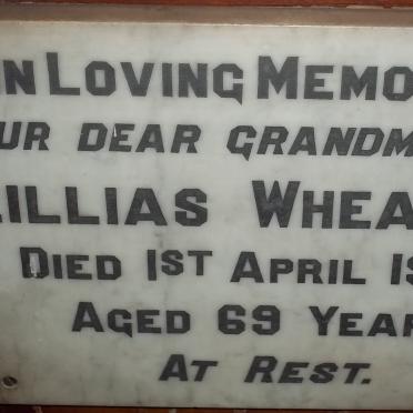 WHEATLEY Lillias -1954