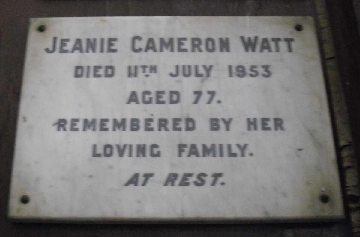 WATT Jeanie Cameron -1953