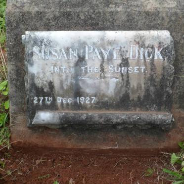 DICK Susan Paye -1927
