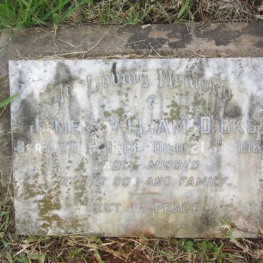 DICKS James William 1913-1964
