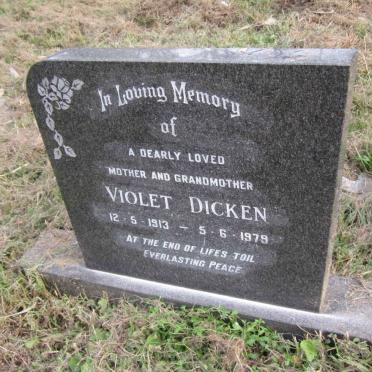 DICKEN Violet 1913-1979