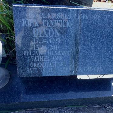 DIXON John Fenwick 1924-2010