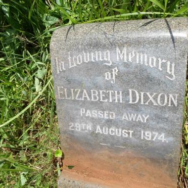 DIXON Elizabeth -1974