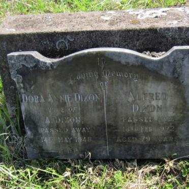 DIXON Alfred -1972 &amp; Nora Annie -1948