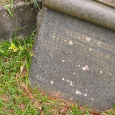 DICKENS Francis Henry -1927 &amp; Maria Augusta -1932