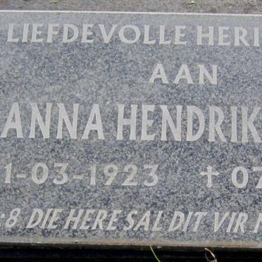 DIRKER Susanna Hendrika 1923-2003