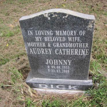DICK Audrey Catherine Johnny 1933-2008