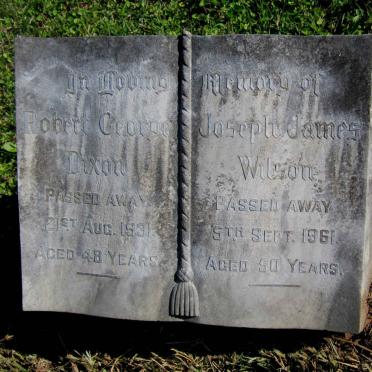 DIXON Robert George -1931 :: WILSON Joseph James -1961
