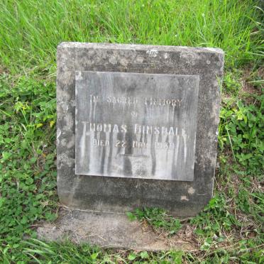 DINSDALE Thomas -1930