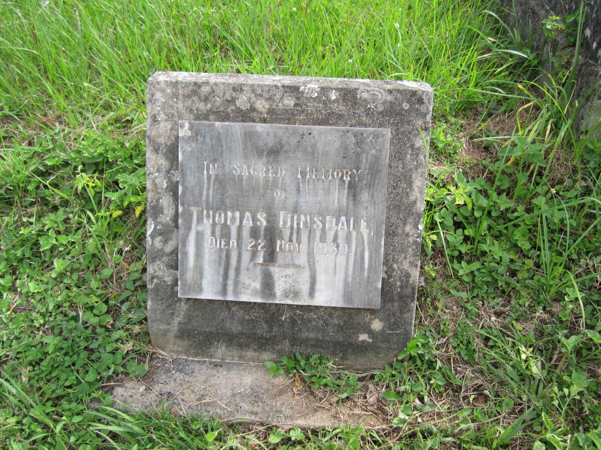 DINSDALE Thomas -1930