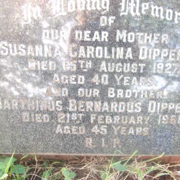 DIPPENAAR Marthinus Bernardus -1968  :: DIPPENAAR Susanna Carolina -1927