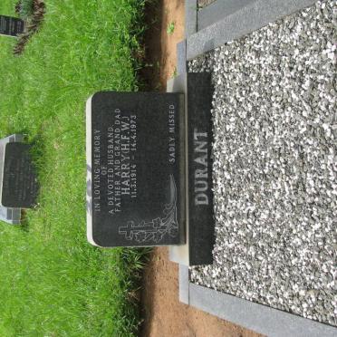 DURANT H.F.W. 1914-1973