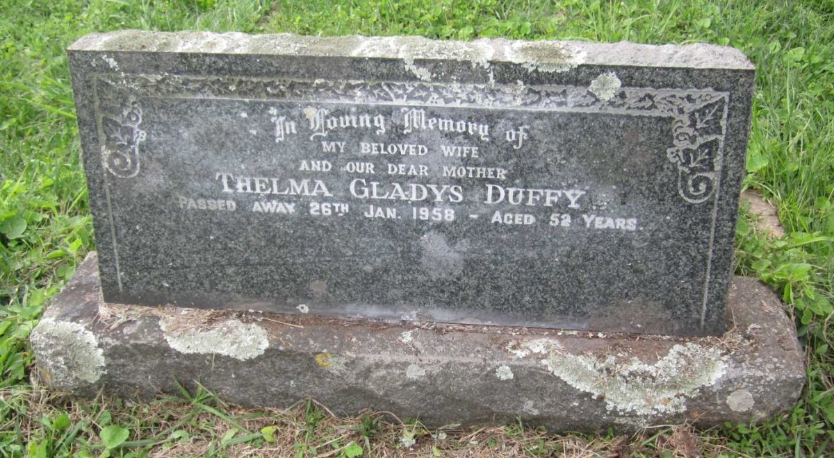 DUFFY Thelma Gladys -1958