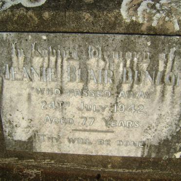 DUNLOP Jeanie Blair -1942