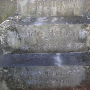 DUNN Maude Henrietta  -1923