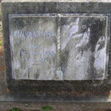 DUPONT Malvina -1955